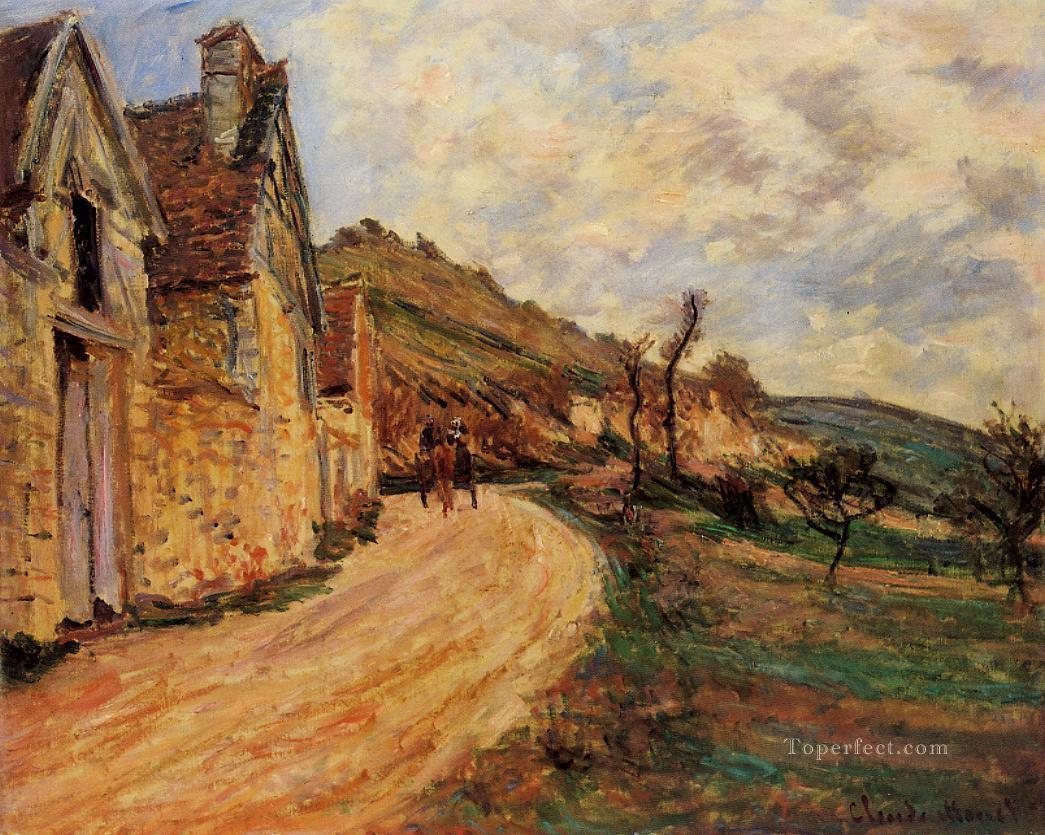 Les Roches at Falaise near Giverny Claude Monet Oil Paintings